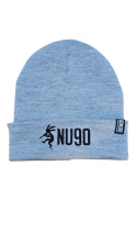 Beanie NU90 Jasnoszara / Czarne Logo