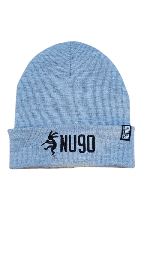 Beanie NU90 Jasnoszara / Czarne Logo