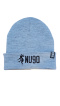 Beanie NU90 Jasnoszara / Czarne Logo