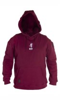 Bluza NU90 Oversize Hoody Burgund Unisex